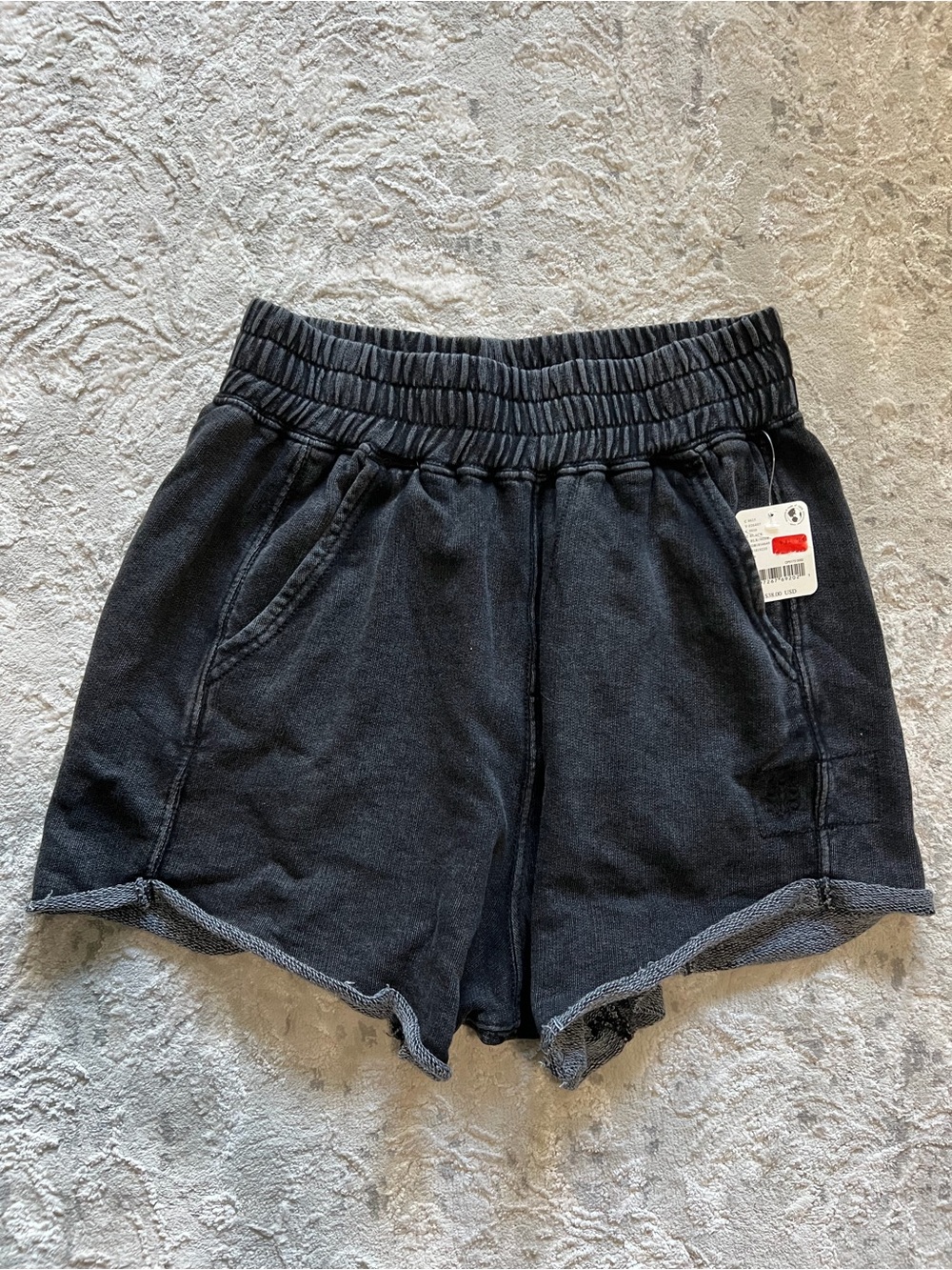 FP Movement by Free People Black Elastic Waist Athletic Shorts